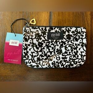 Gigi Hill NWT Black and White Clutch